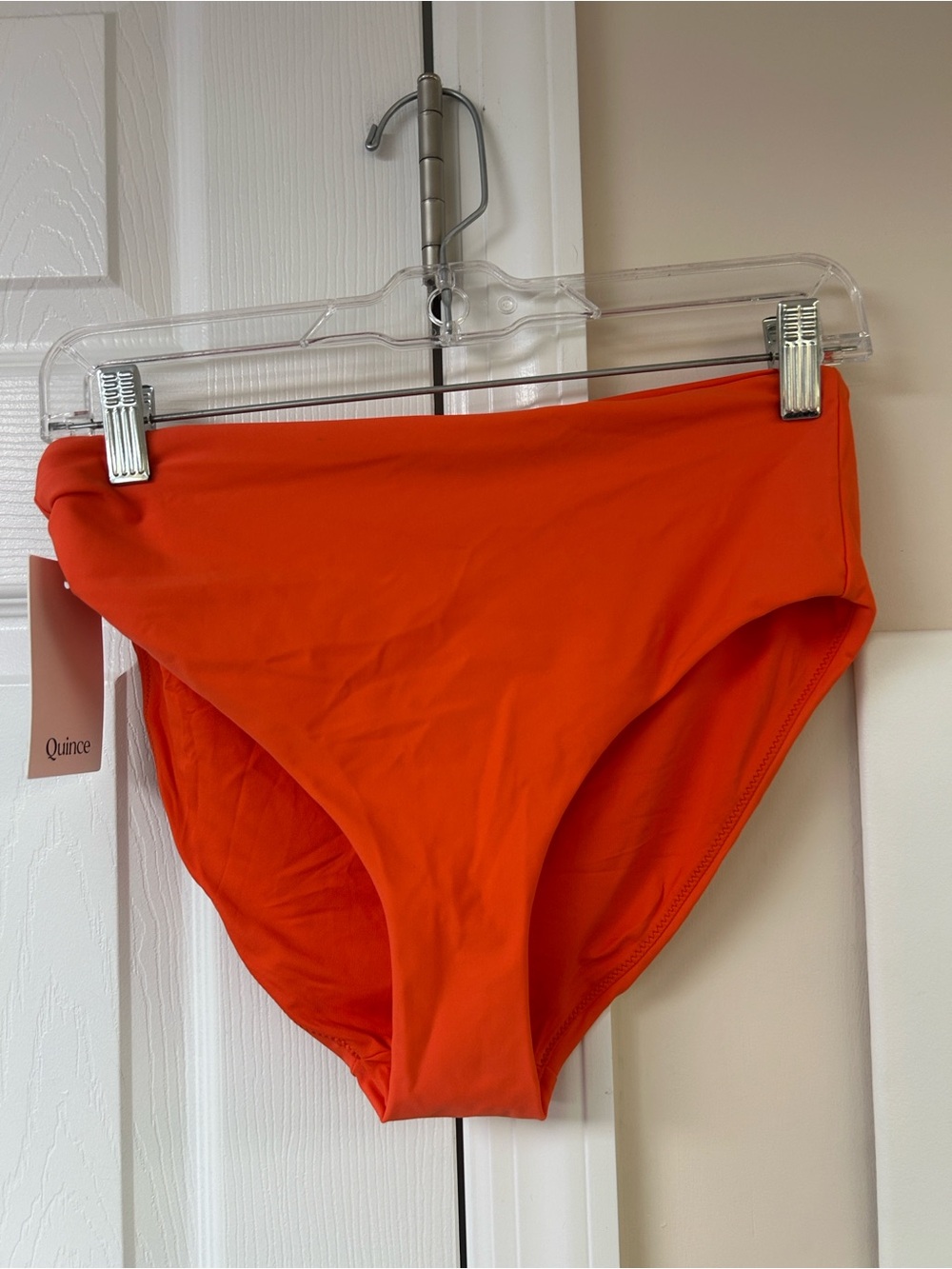 NWT Quince Italian High Rise Bikini Bottom